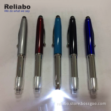 Unique Promotional LED Light Metal Ball Pen